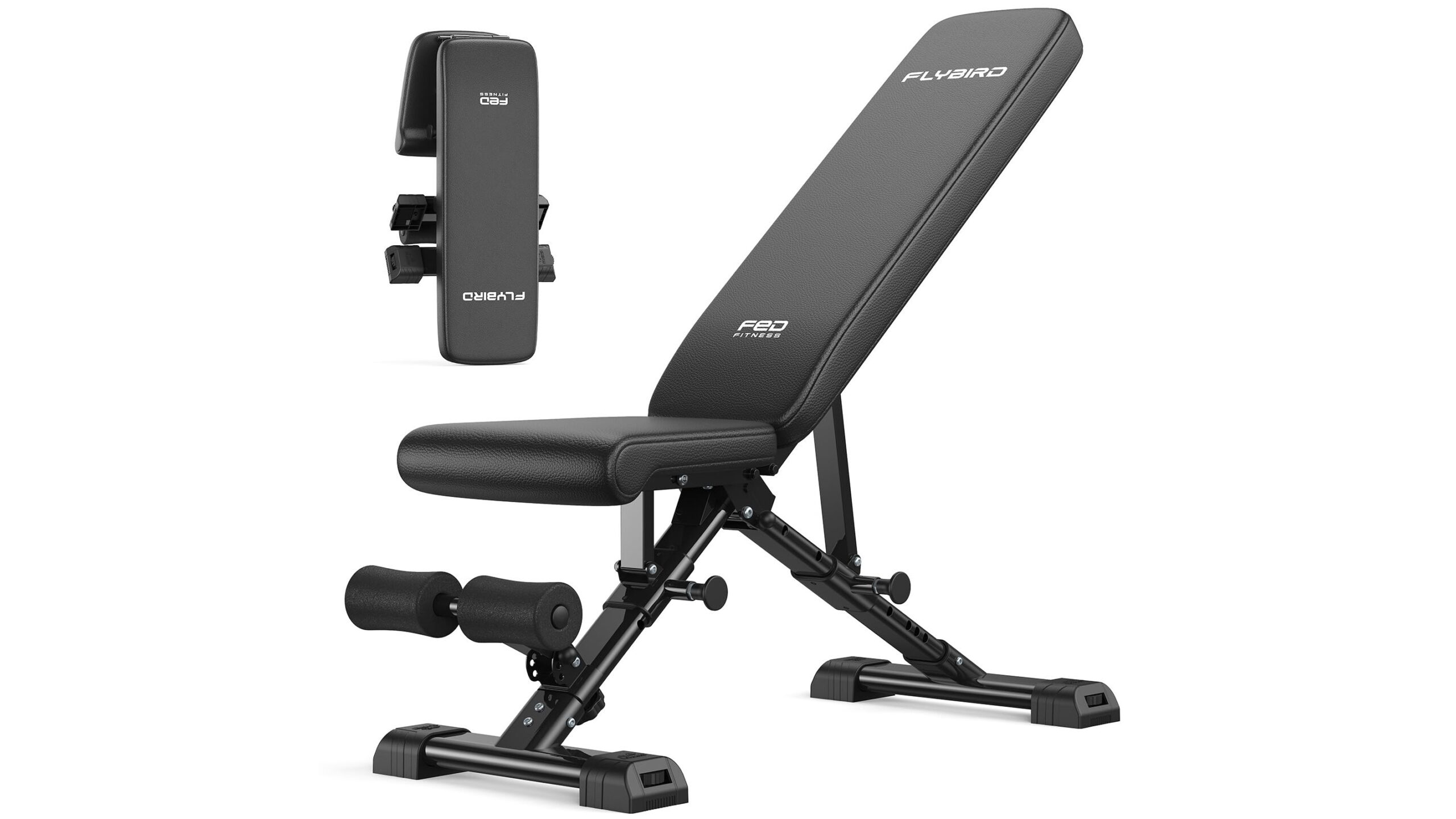 FLYBIRD adjustable weight bench on Amazon: a compact backbone for your home strength corner