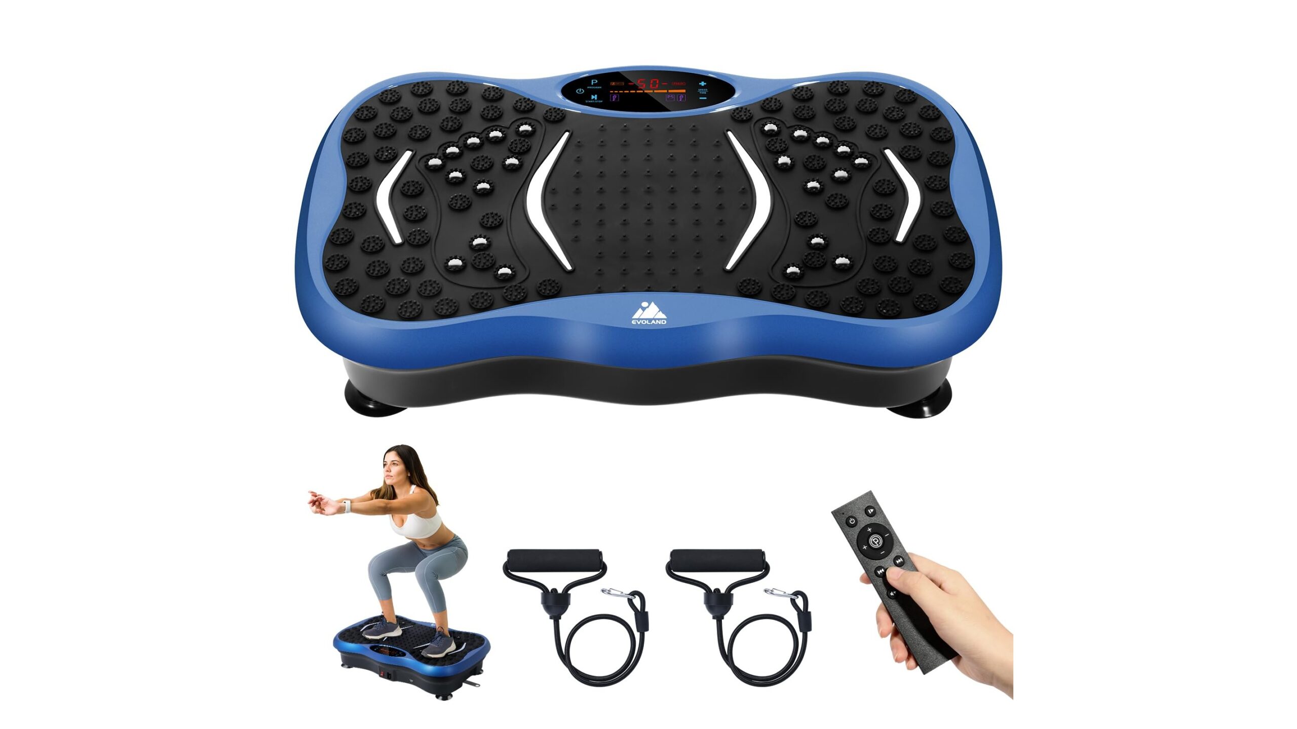 EVOLAND vibration plate trainer on Amazon: home-friendly tool for low-impact toning