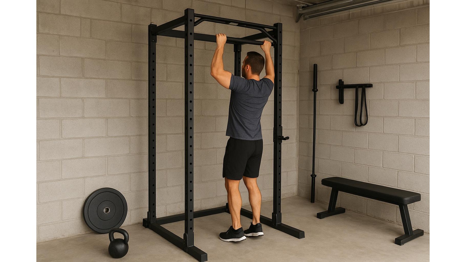Compact multi-grip pull-up attachments for home racks: how to expand your back training without taking more space