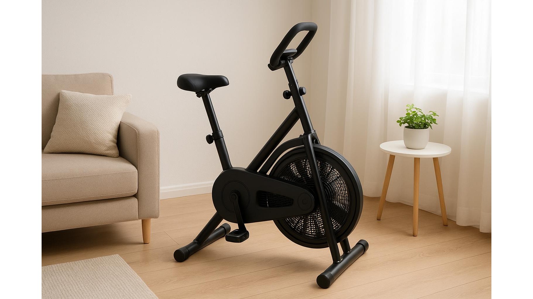 Quiet foldable fan bikes for home: how to get intense cardio without a huge footprint