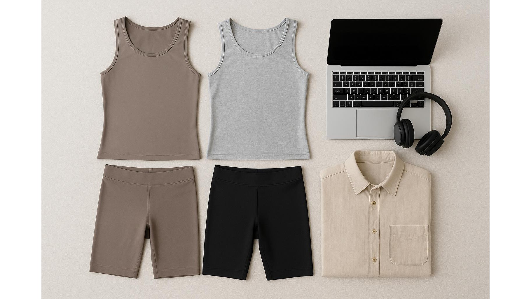 Home workout base layers: choosing breathable tops and shorts that work under any outfit