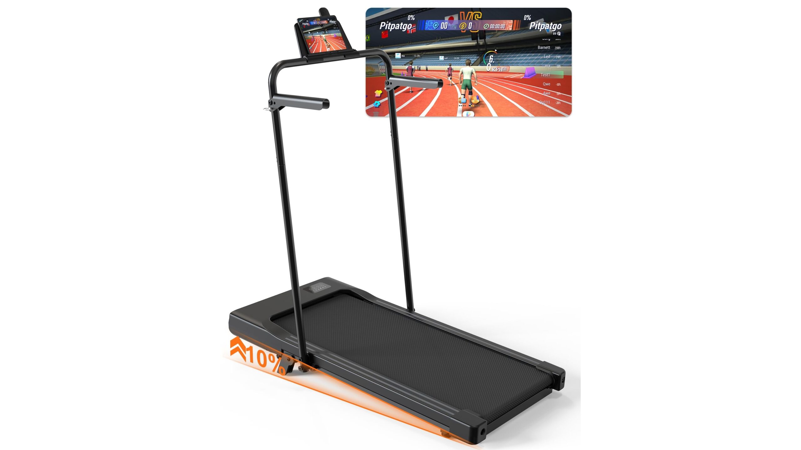Superun walking pad, under desk treadmill with incline for serious home walkers