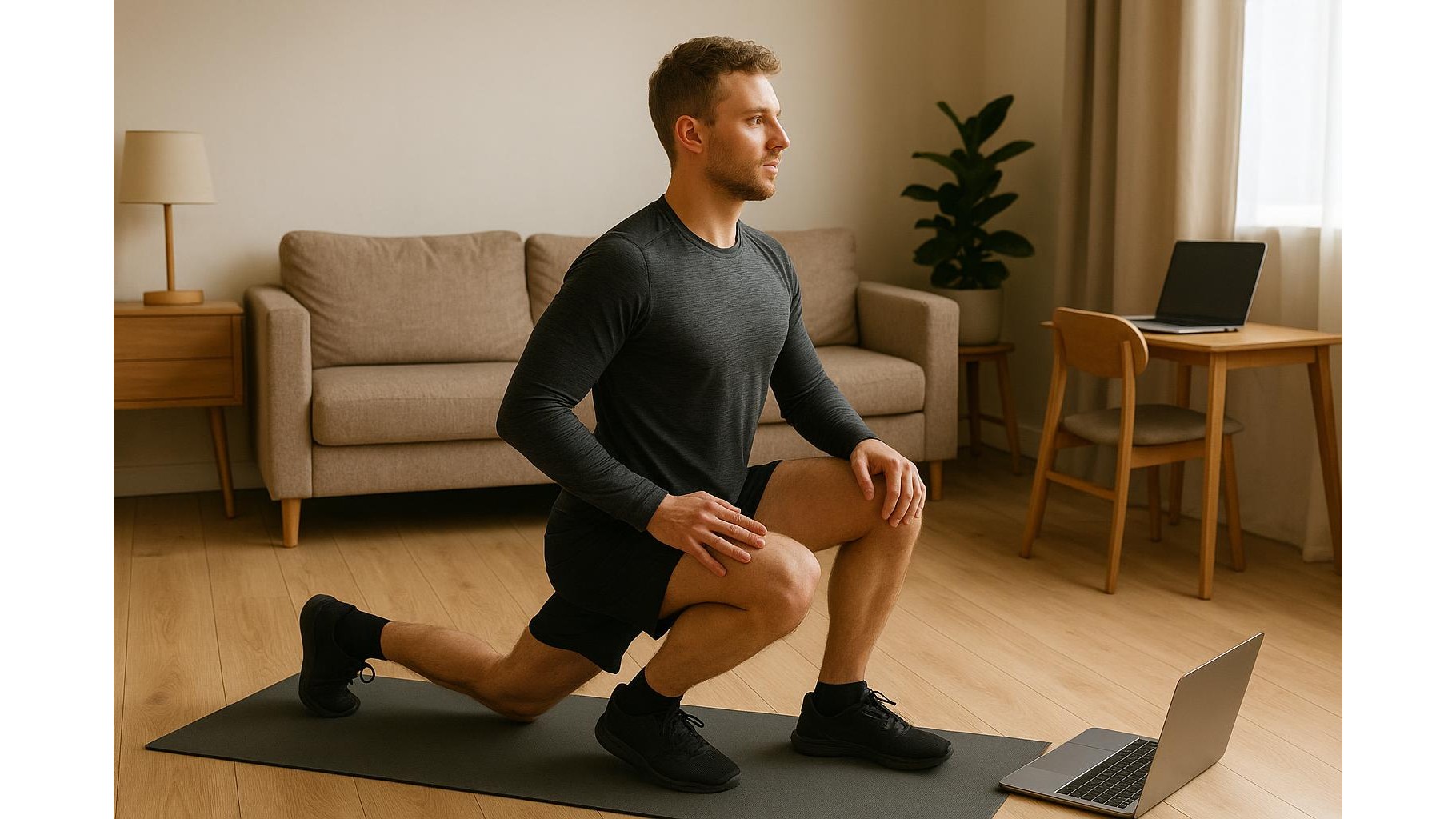 At-home recovery for tight hip flexors: a 15-minute routine for people who sit all day then train at night