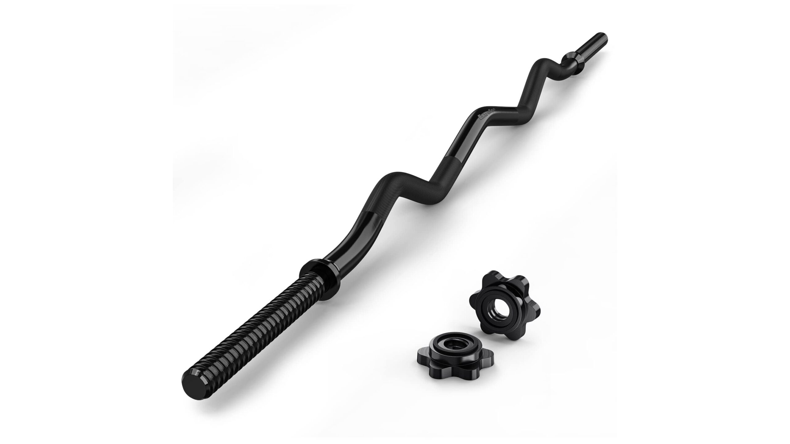 EZ curl bar filettata da 47 pollici: il bilanciere compatto per braccia scolpite nel tuo home gym