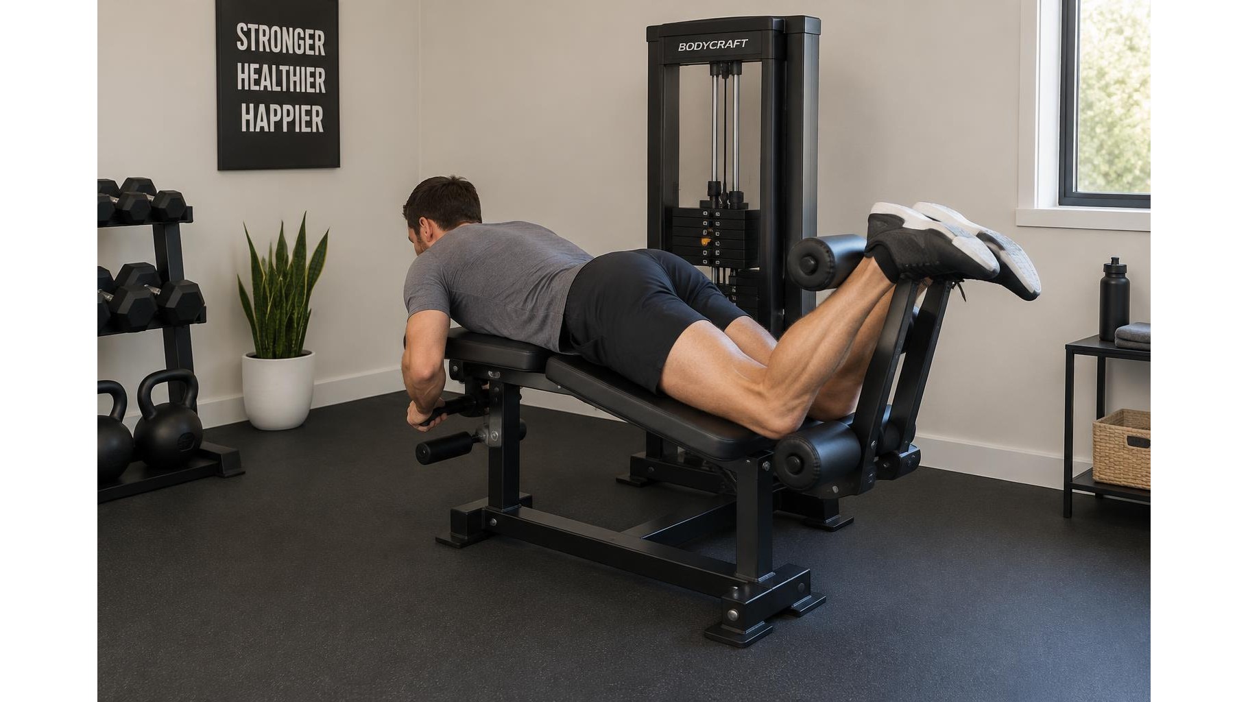 How to choose a compact leg curl machine for hamstring training at home