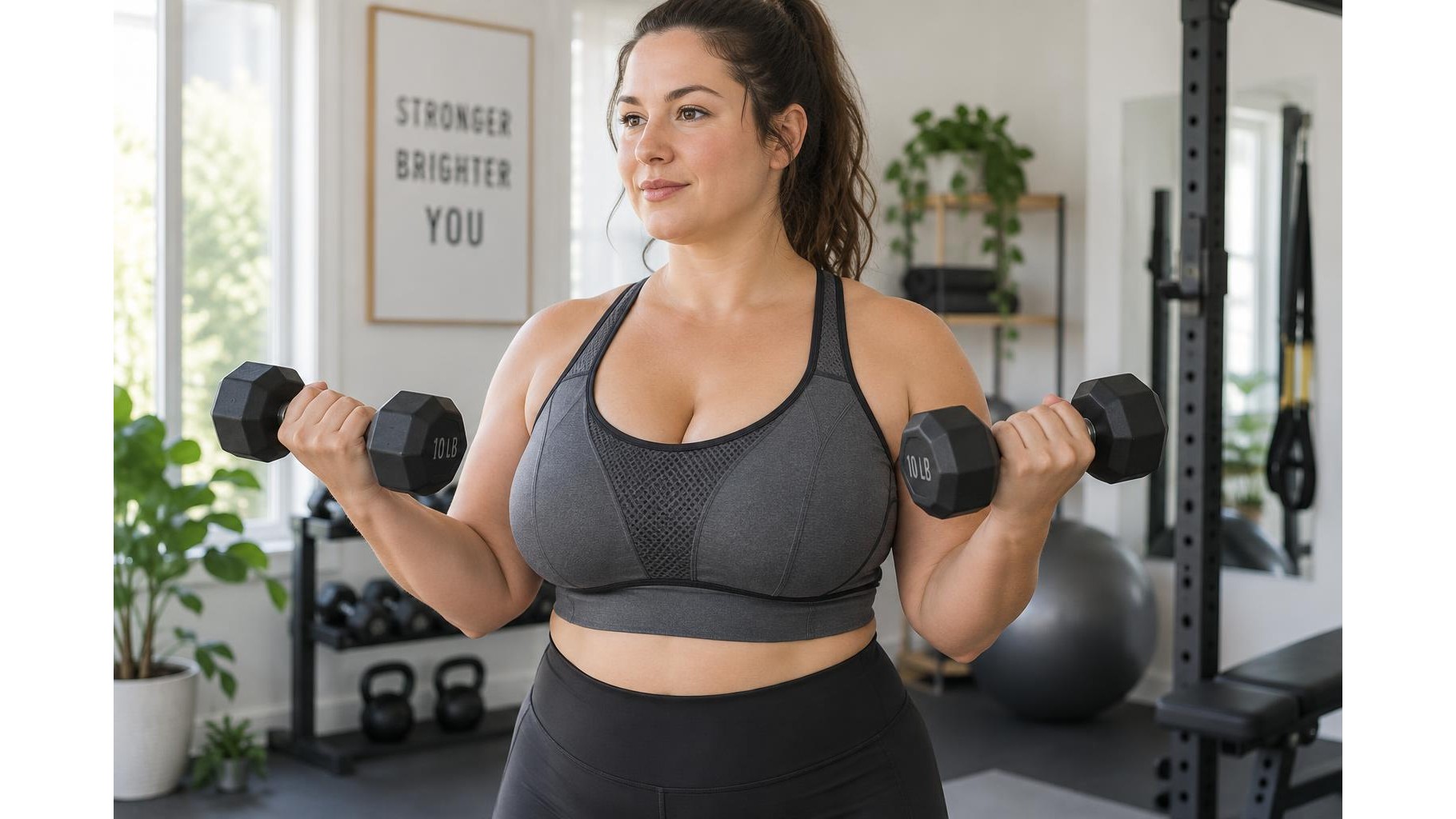 How to choose supportive workout tops for larger busts at home