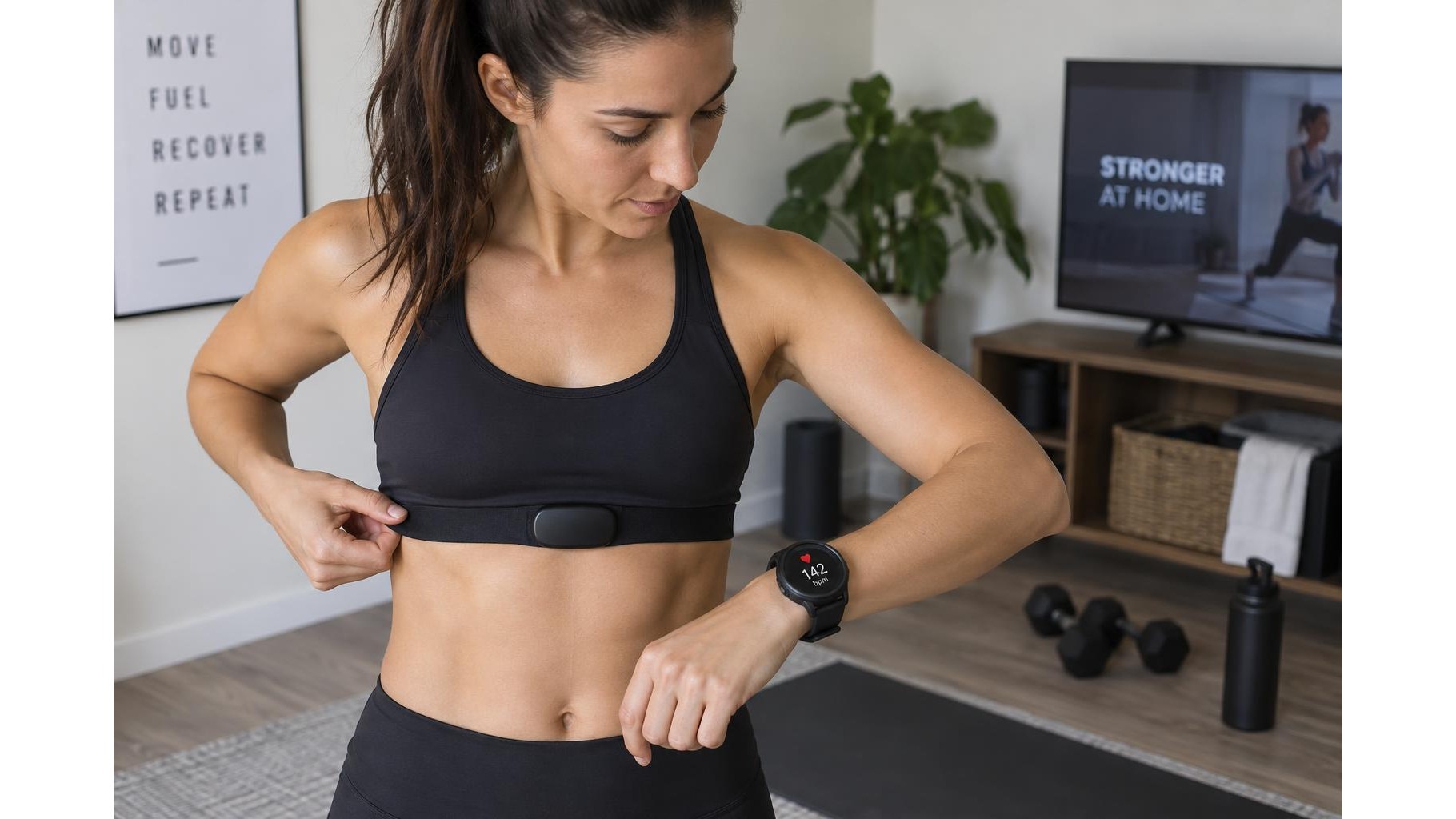 How to use a chest strap heart rate monitor for more reliable home training data