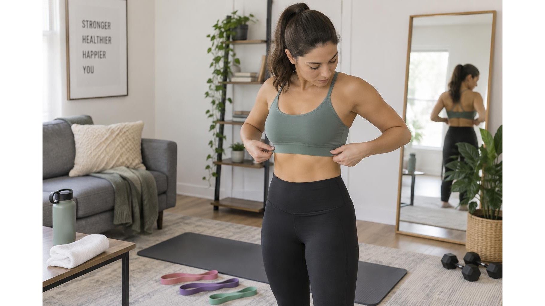 How to choose supportive workout tops for larger busts at home