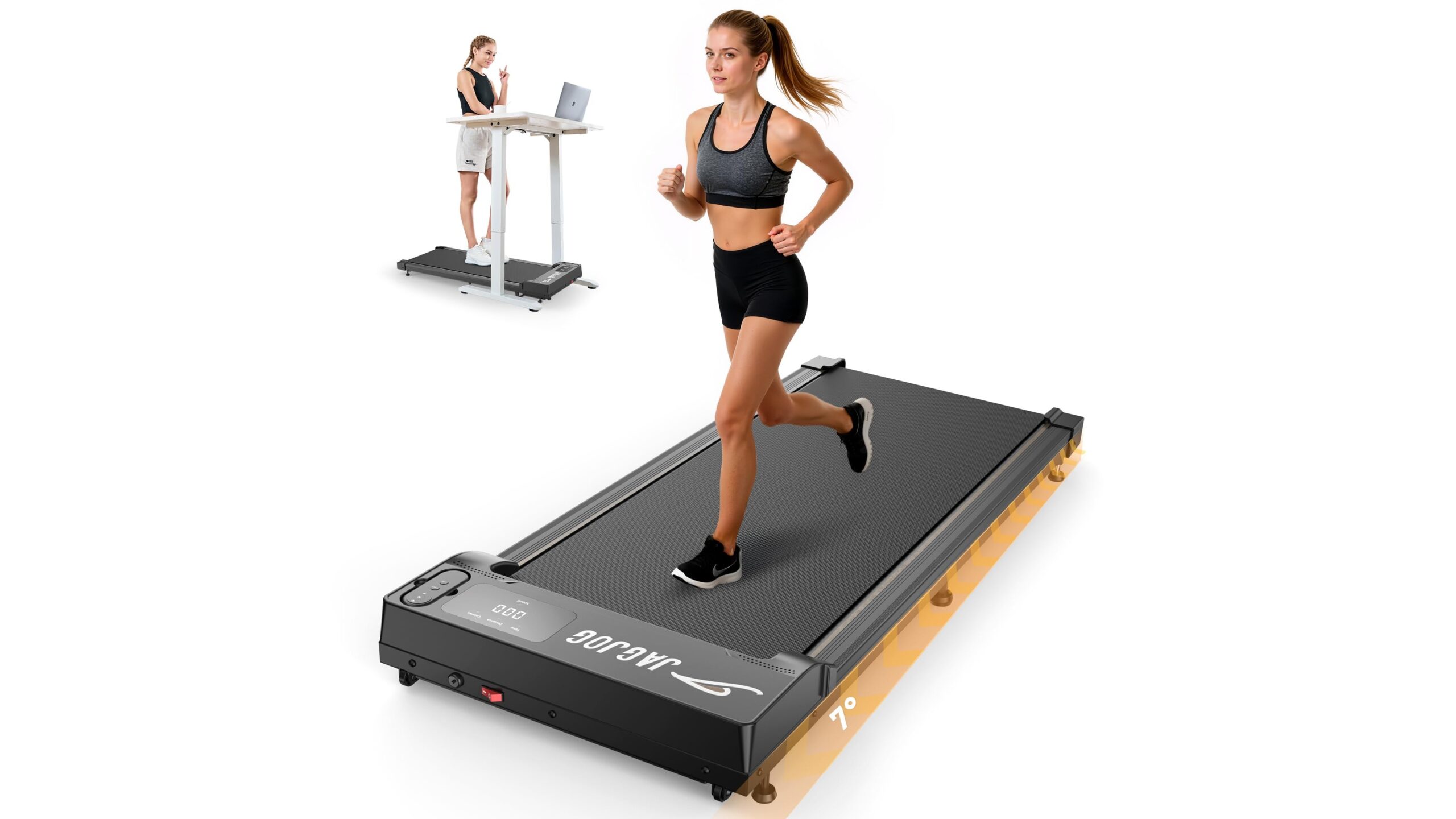 JAGJOG foldable treadmill: a space-conscious incline option for home workouts