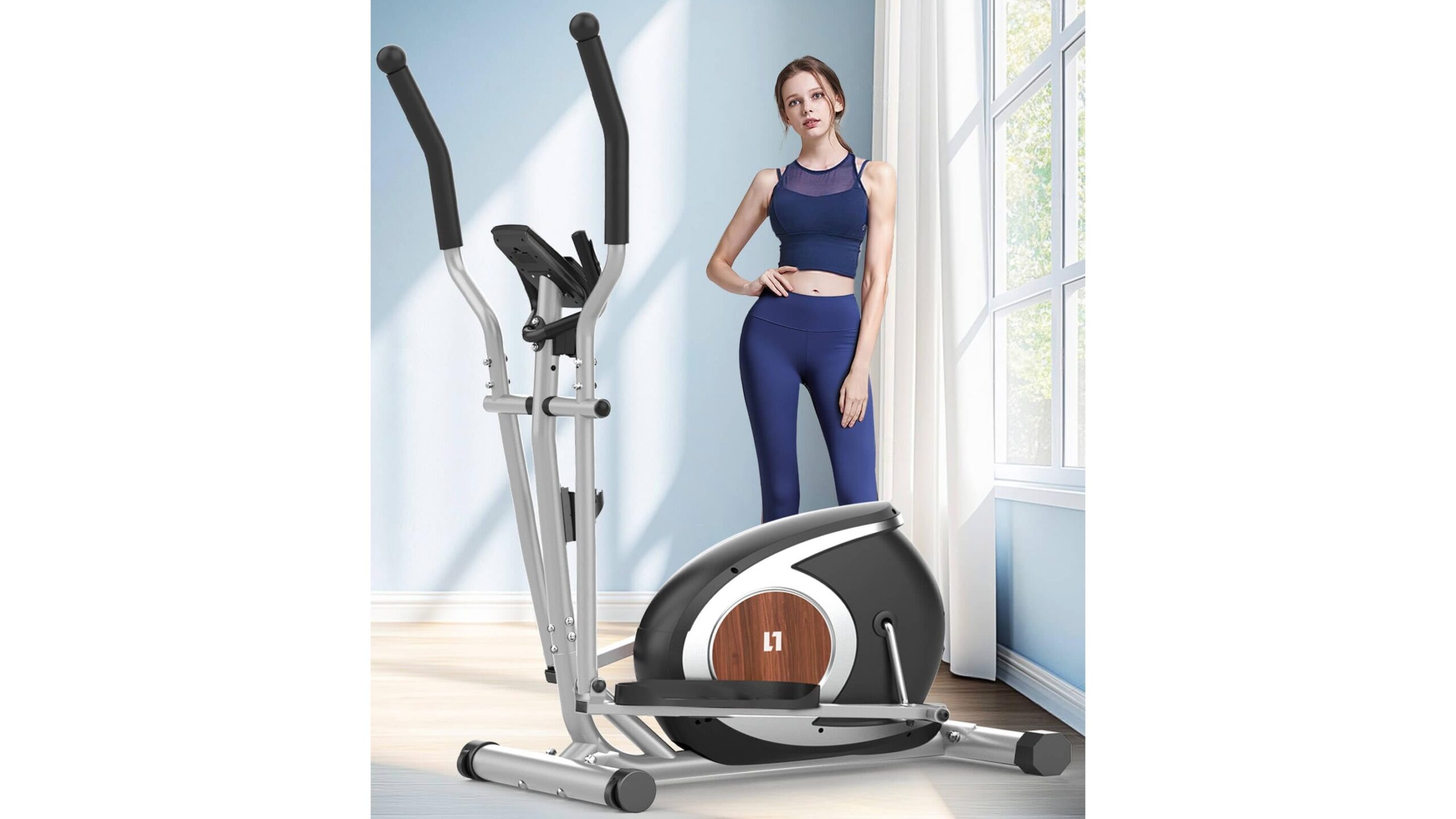 Neezee cross trainer: a space-saving elliptical for home cardio