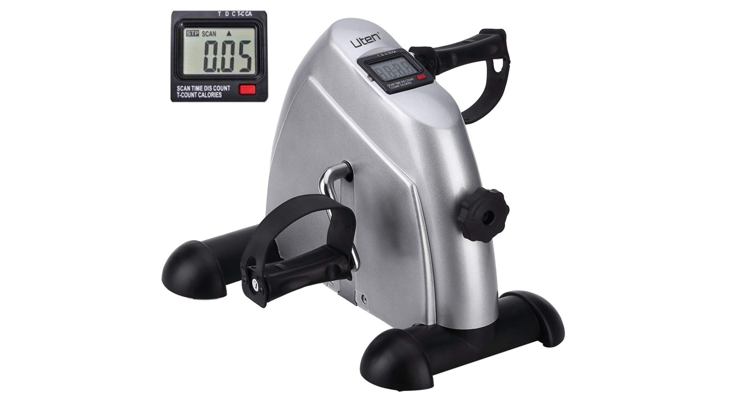 Mini exercise bike pedal exerciser: compact indoor movement for home and office