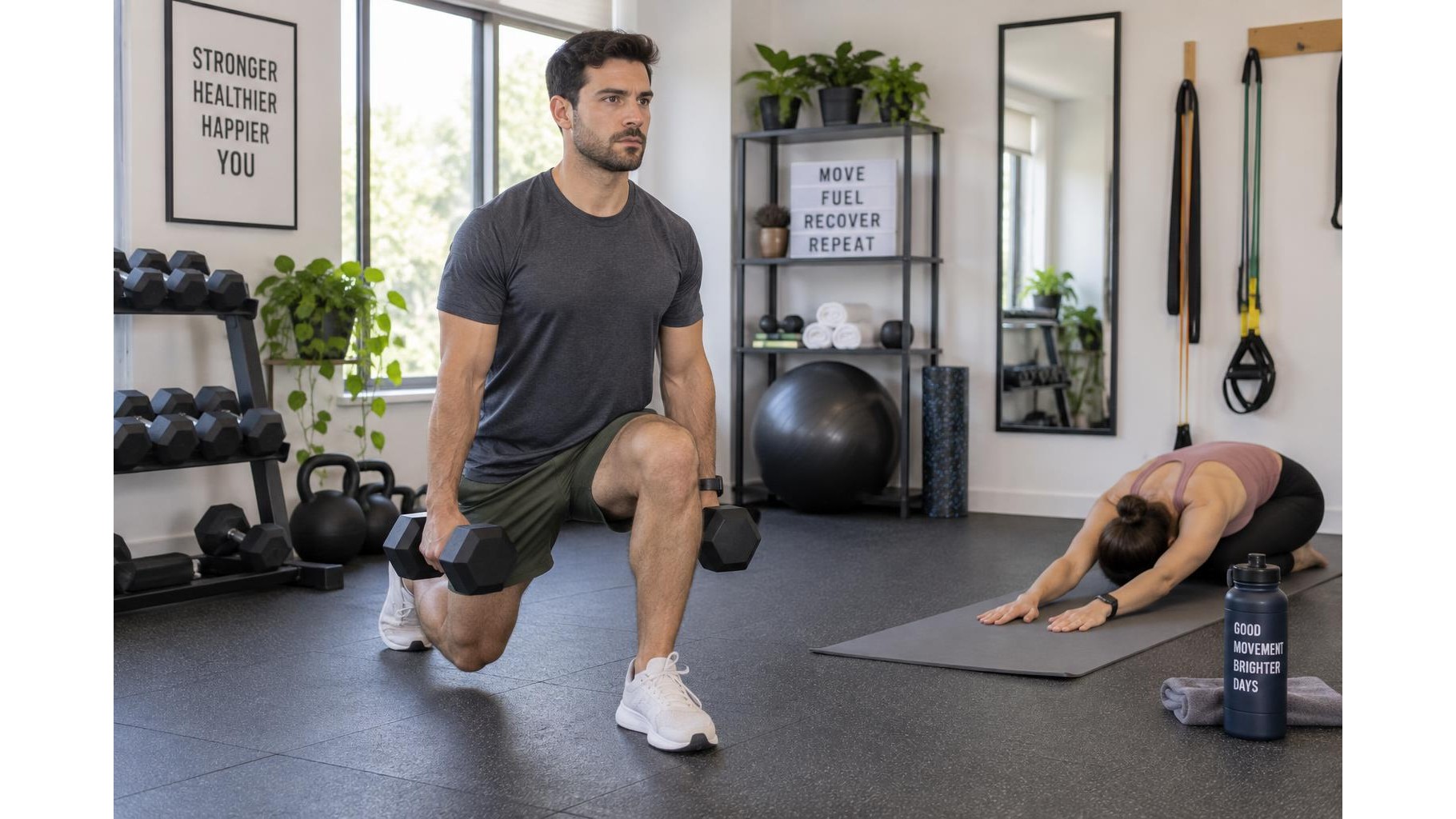 How to build a 30-minute dumbbell and mobility session for a busy day