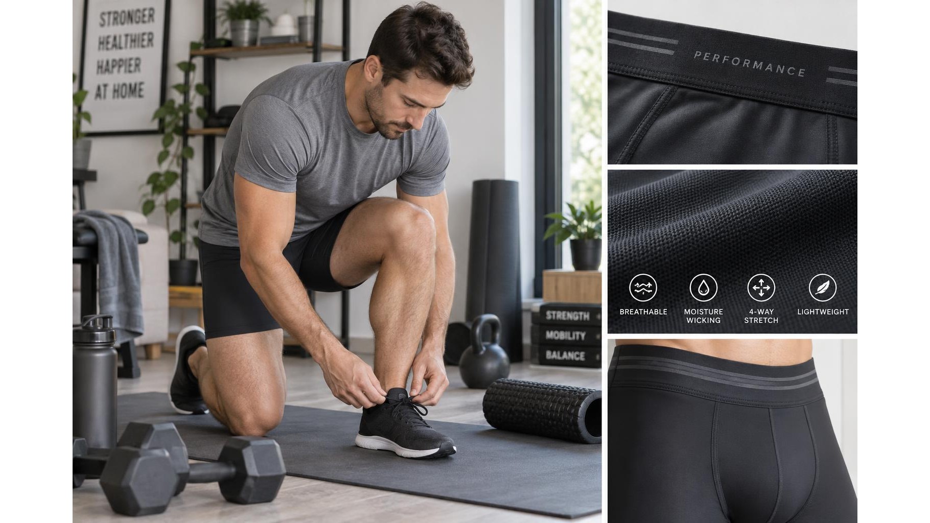 How to choose workout underwear that stays comfortable through home training