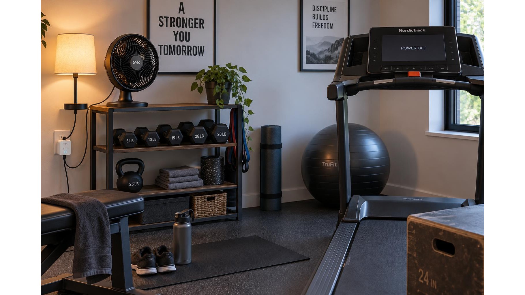 How to use a smart plug to schedule your home workout setup