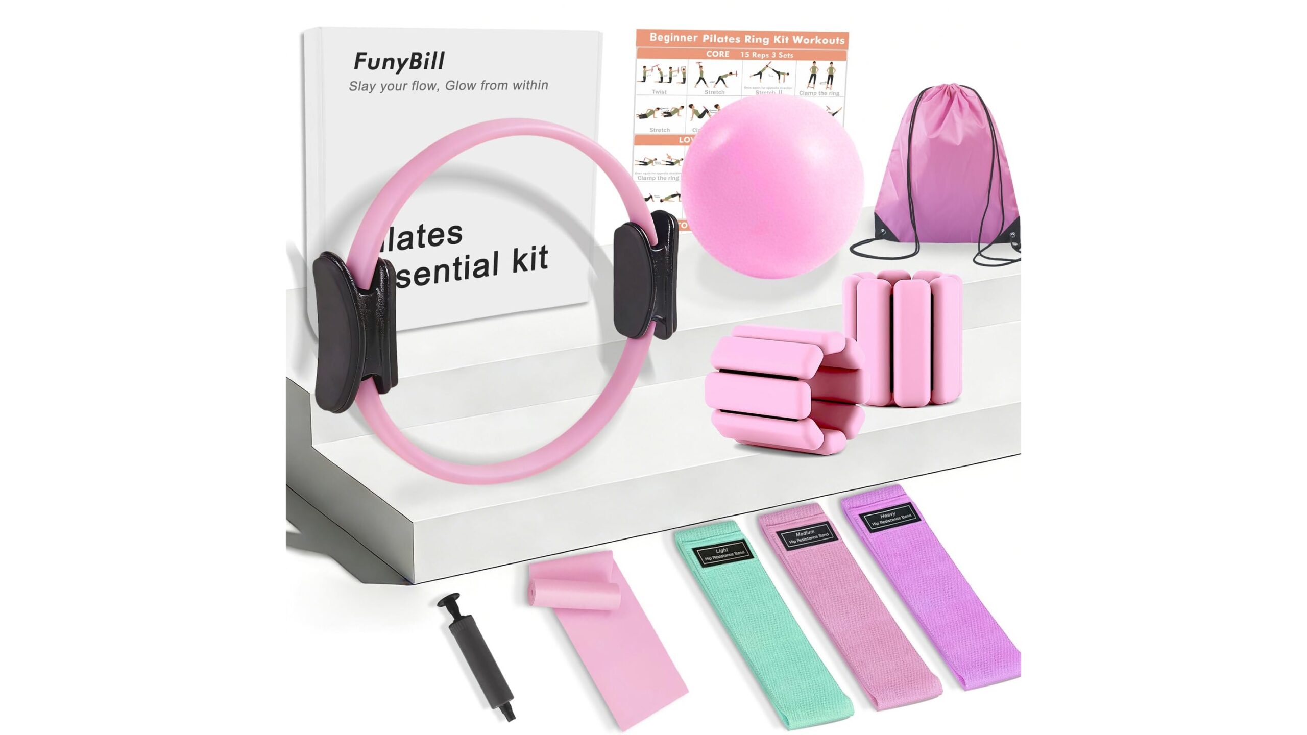 FunyBill Pilates ring kit: a compact bundle for adding variety to home workouts