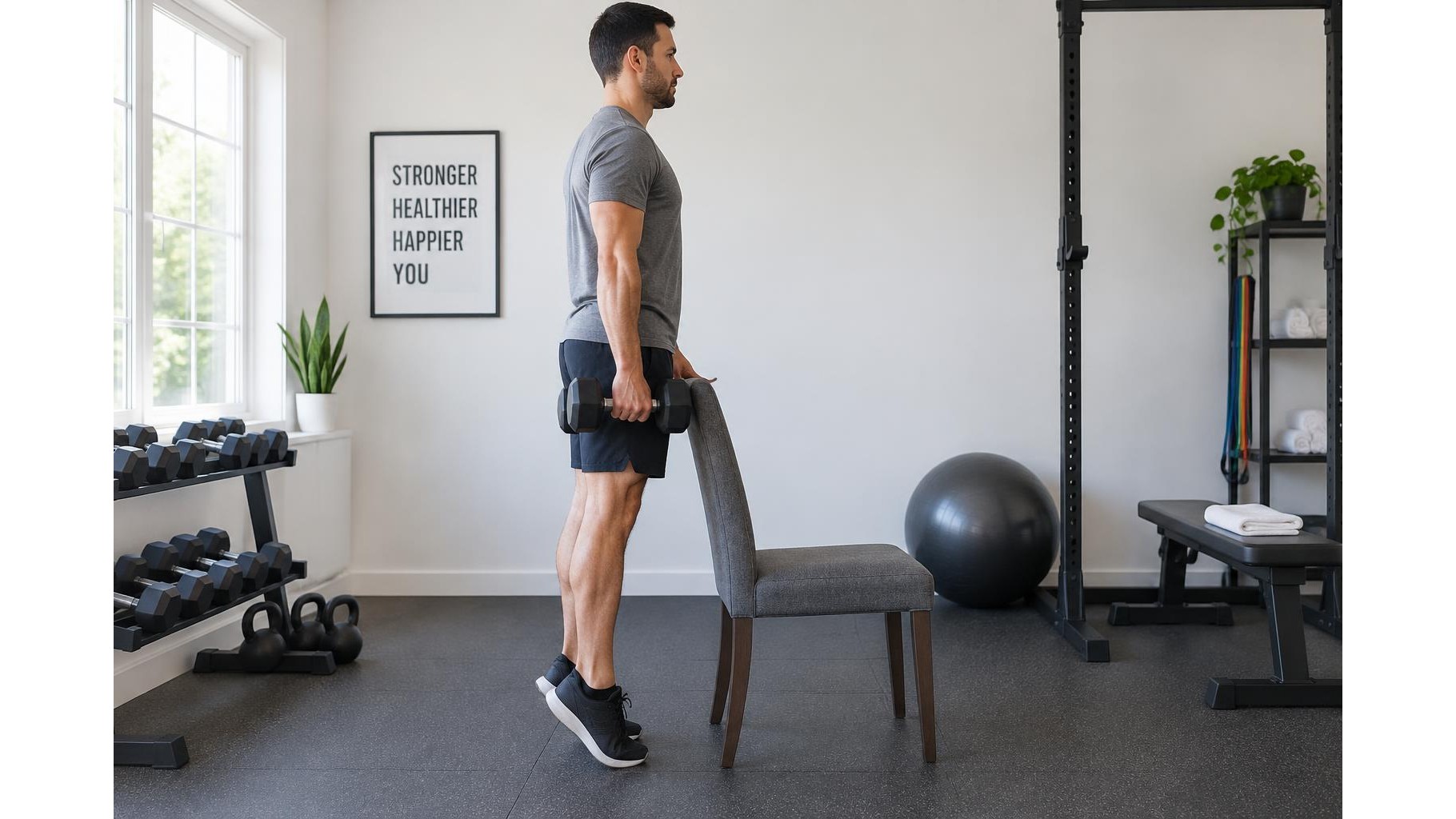 A 30-minute dumbbell workout for stronger calves and lower legs at home