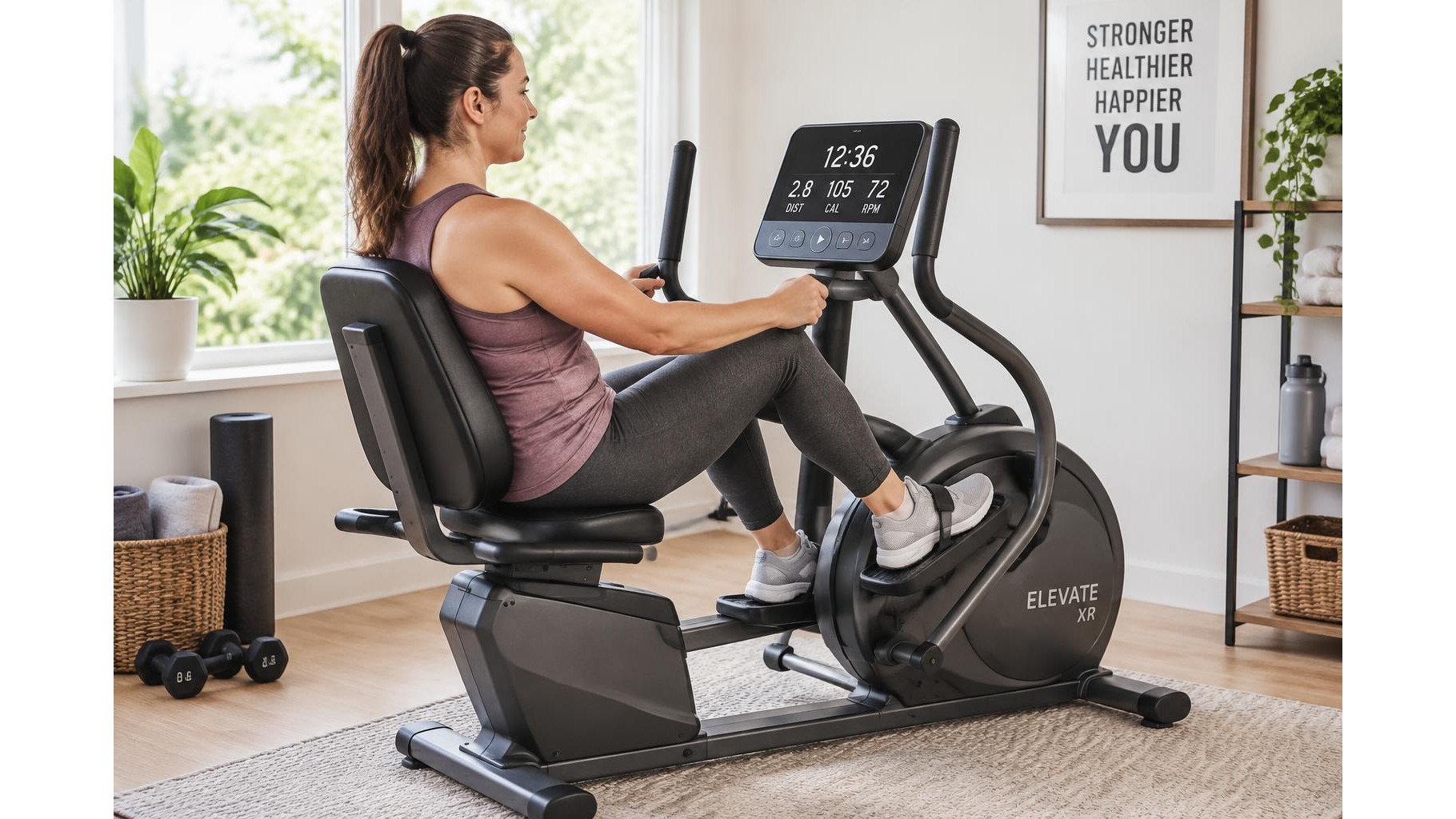 Compact recumbent ellipticals for home cardio: how to compare pedal motion and console features