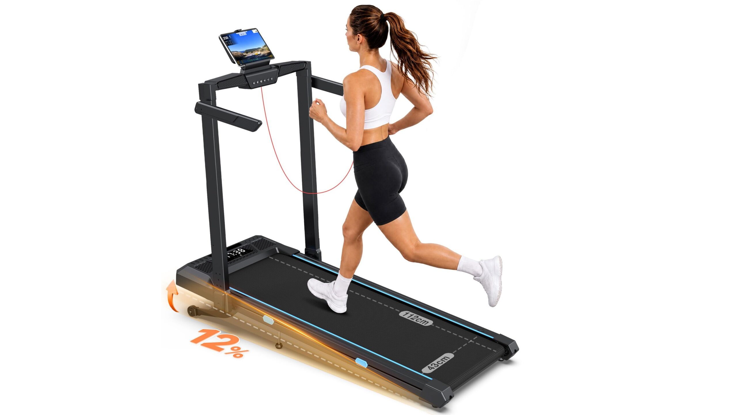 Cardirun folding treadmill on Amazon: a versatile walking and running setup for home