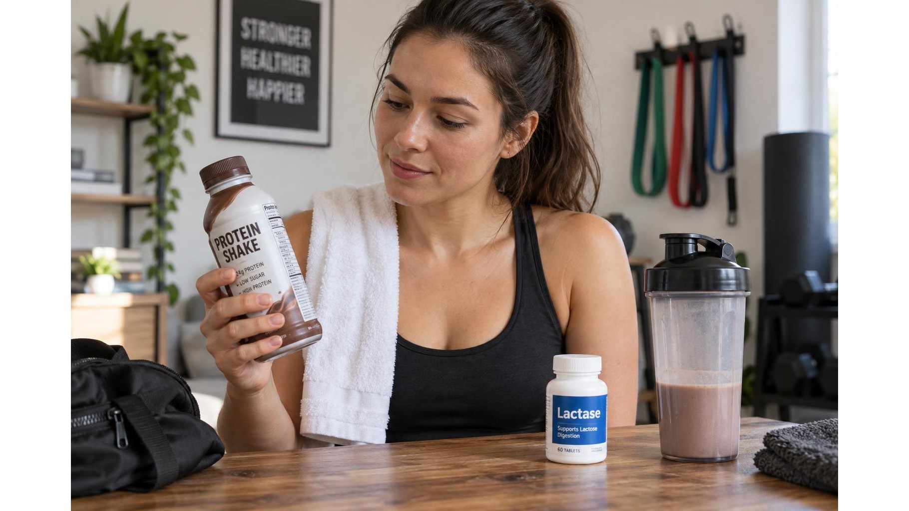 Lactase supplements for home athletes: when they may help with dairy-based protein