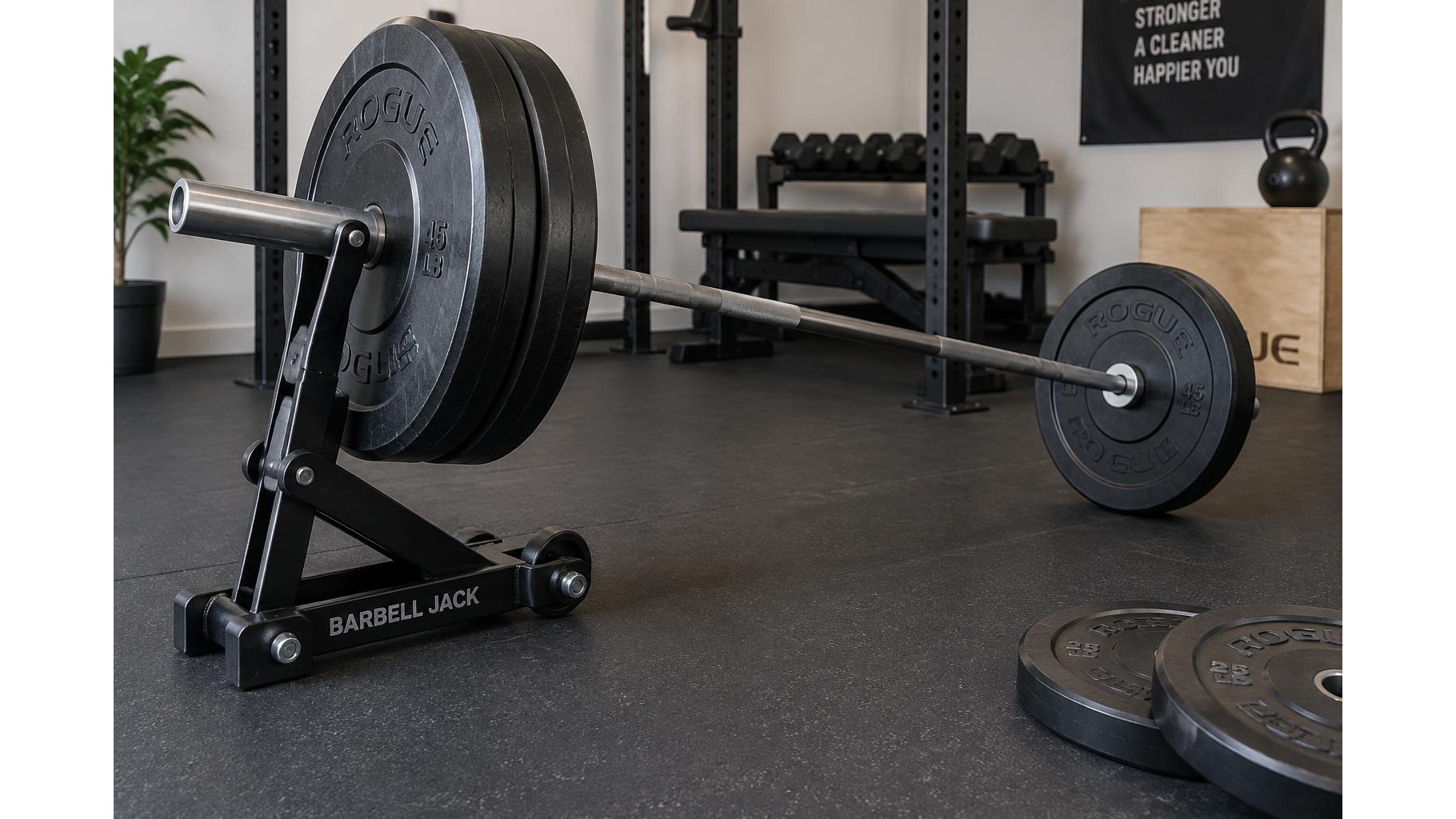 How to choose a compact barbell jack for safer plate changes at home
