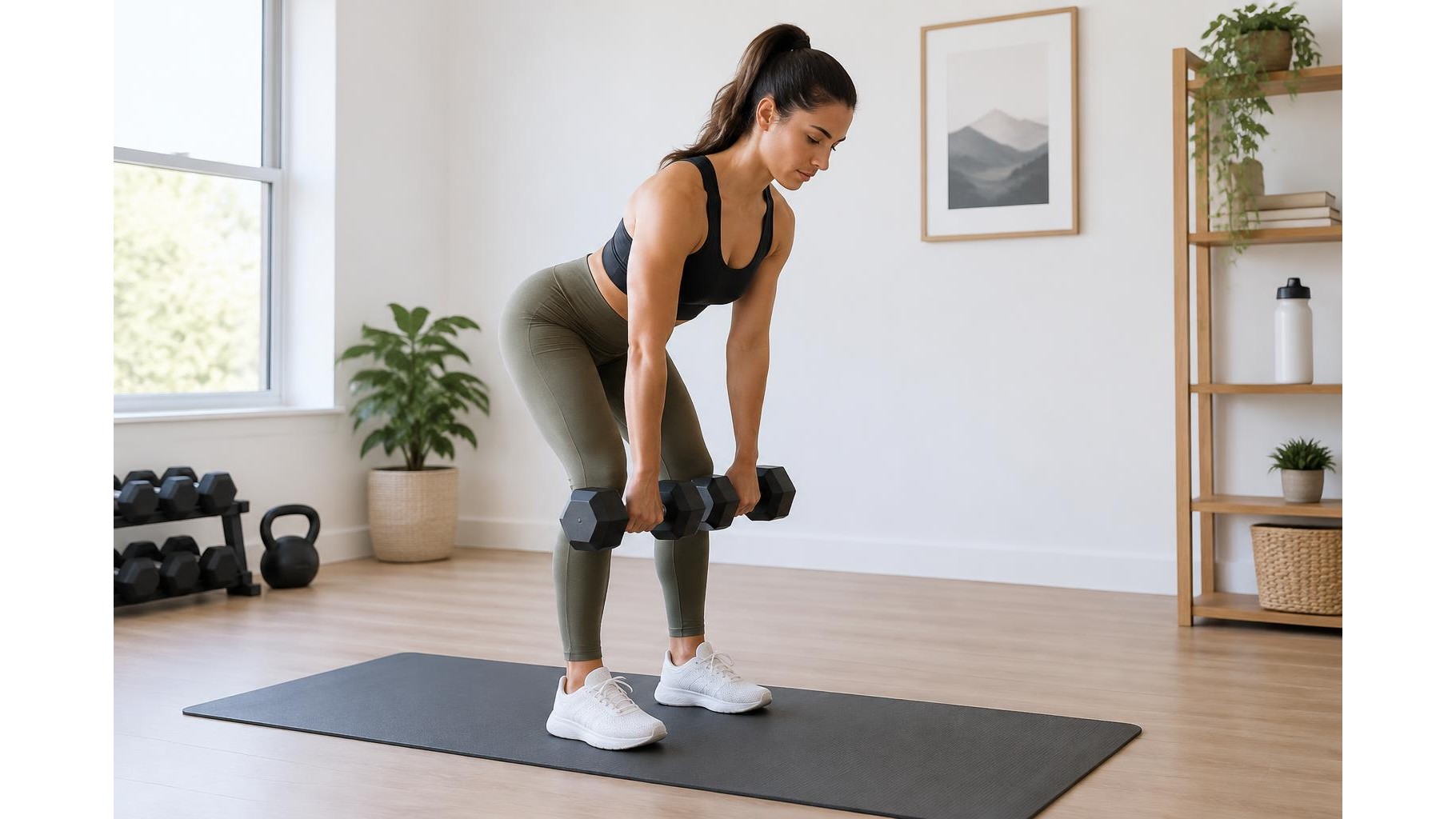 A 30-minute dumbbell workout for stronger hamstrings and glutes at home