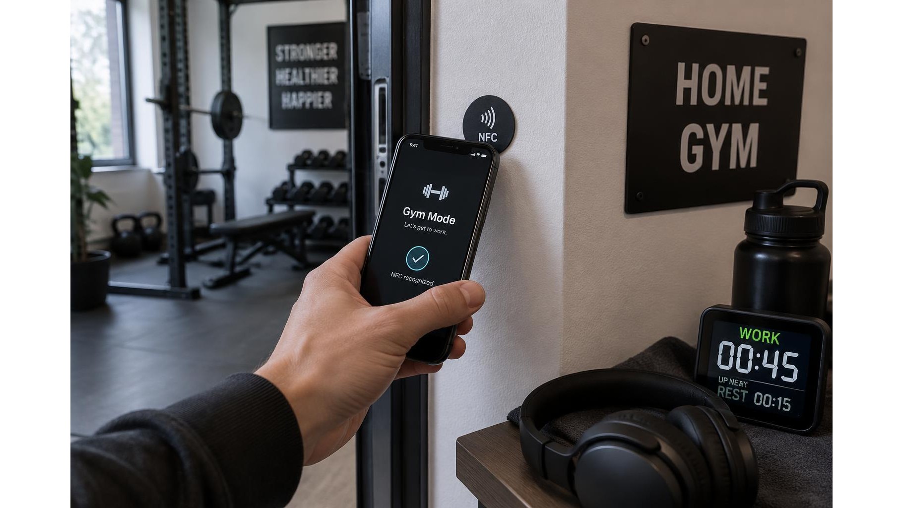 How to use NFC tags to launch your home workout routine with one tap