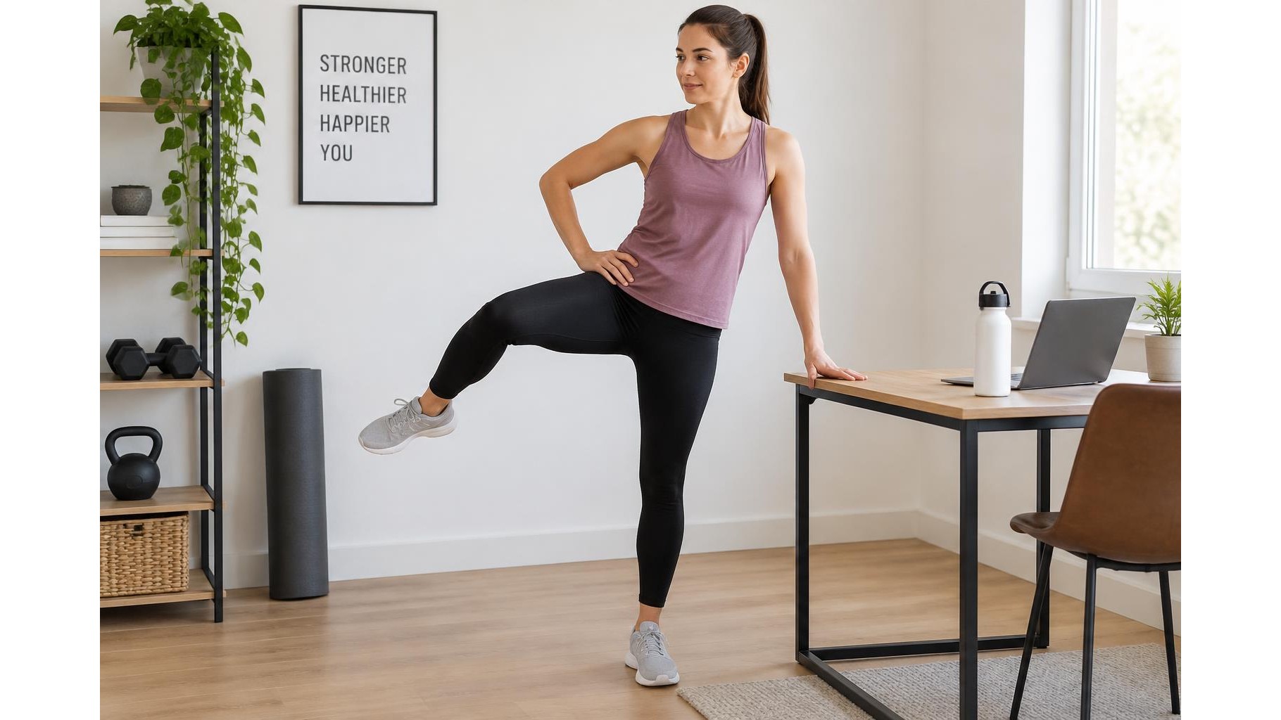 A gentle hip mobility reset for home athletes after long periods of sitting