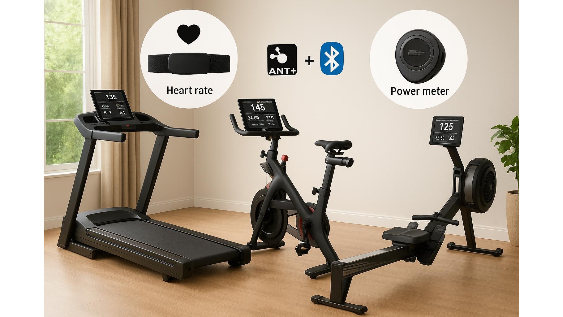 ANT+ vs Bluetooth in your home gym: how to connect sensors, watches and cardio machines without headaches