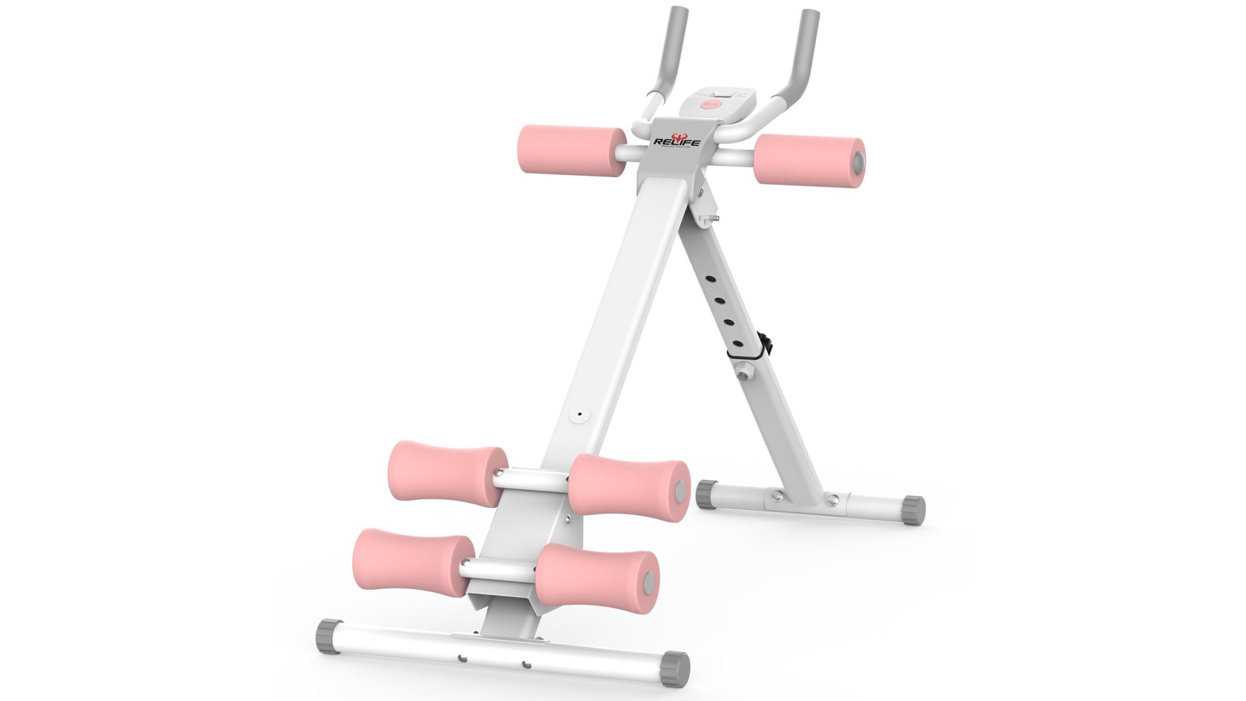 RELIFE foldable ab workout machine: a compact station for home core training