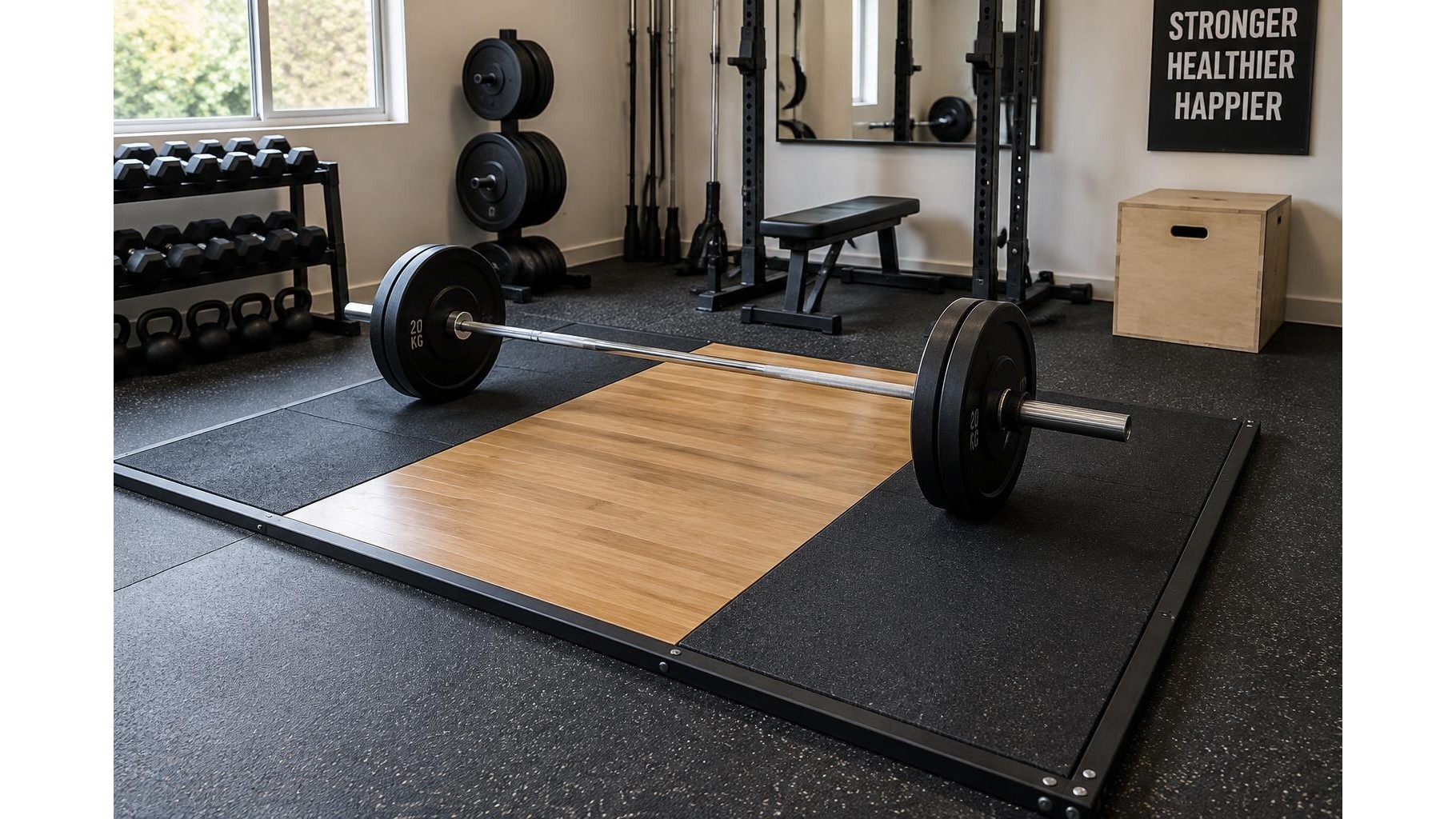 How to choose a compact weightlifting platform for a home gym