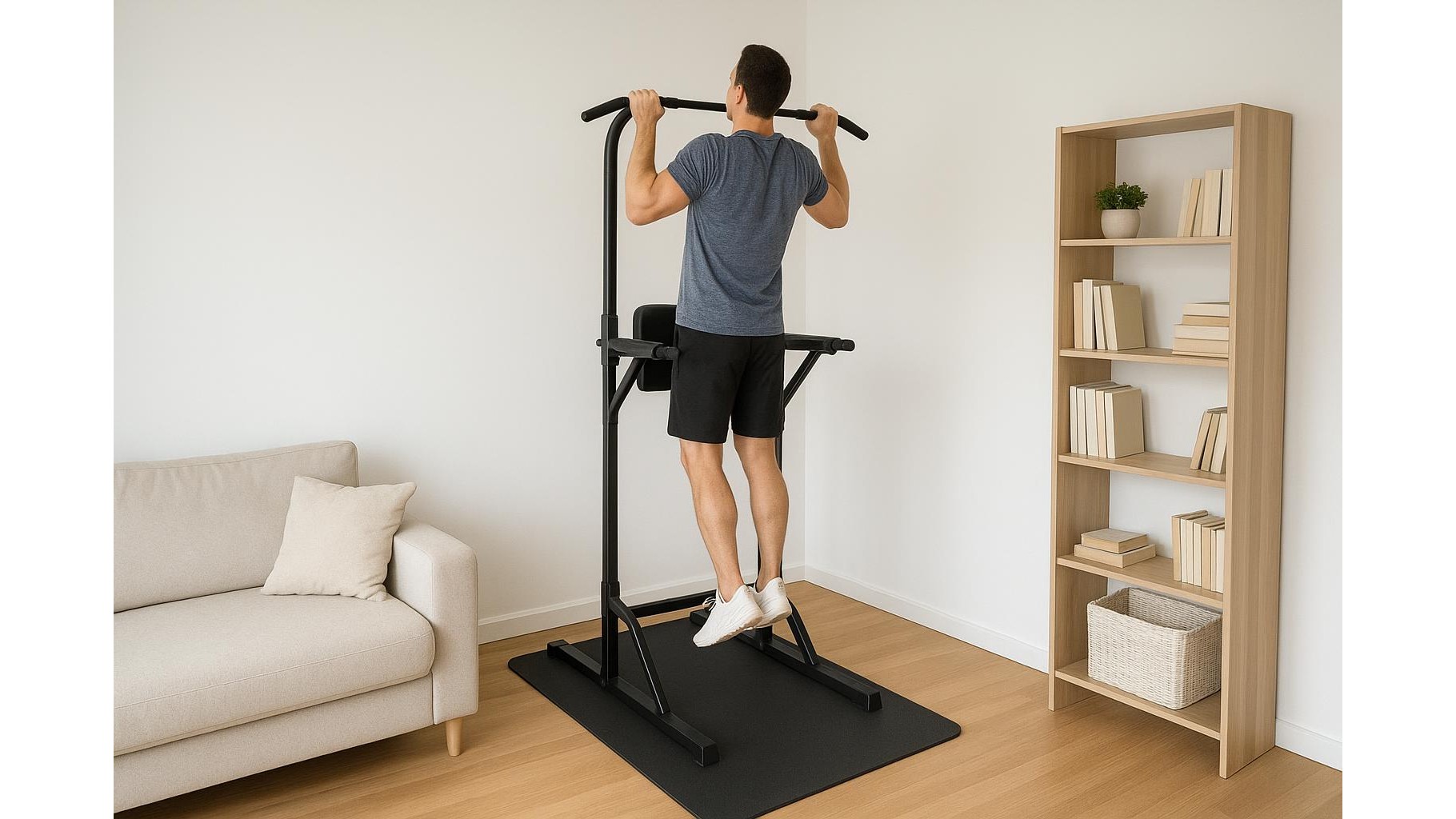 How to choose a compact foldable power tower for pull-ups and dips at home