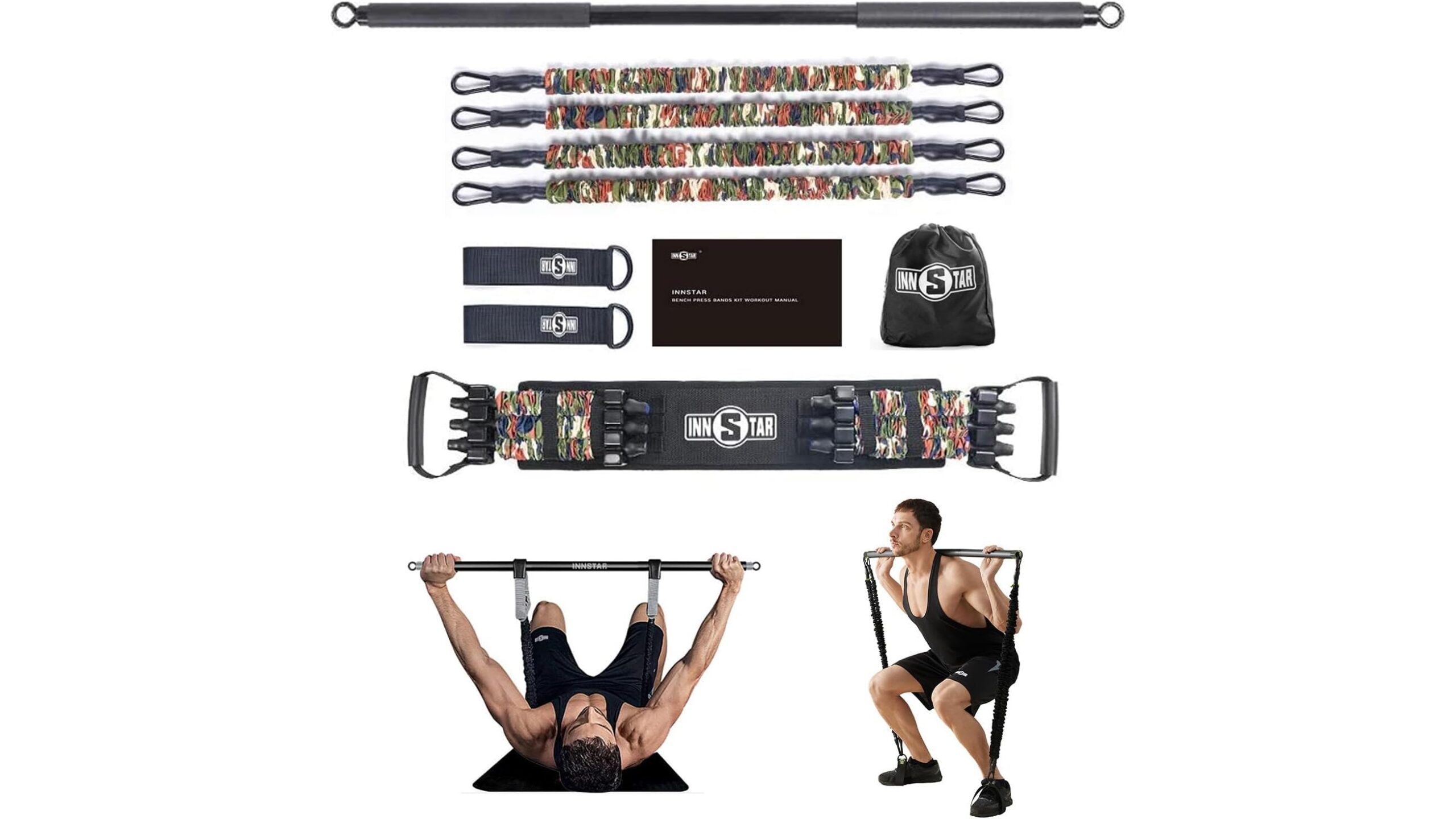 Innstar portable home gym set, full body training kit in promo su Amazon