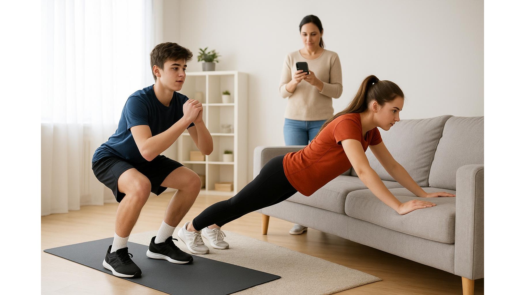 Teen strength at home: a safe 30-minute bodyweight workout for ages 13–17