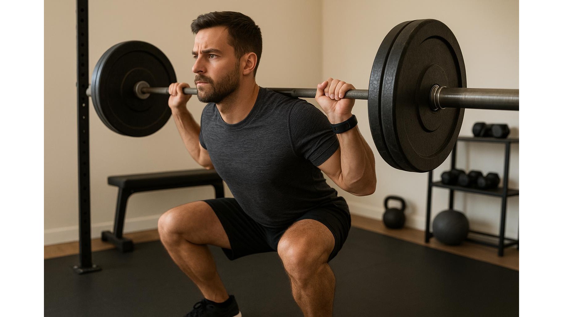 Using smartwatch fall detection and SOS features when you lift heavy alone at home