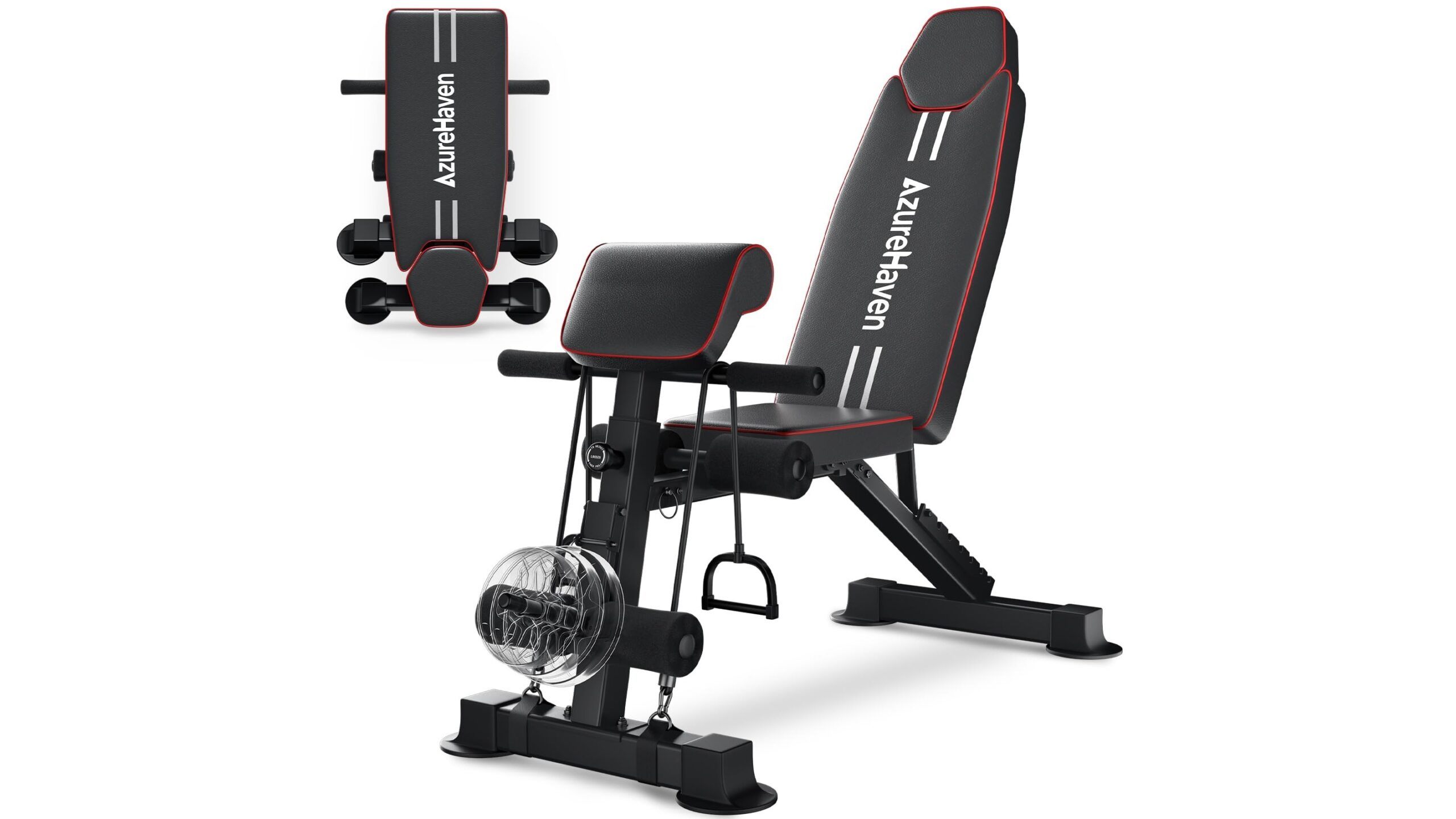 AzureHaven adjustable foldable weight bench, la panca compatta da 360 kg per trasformare l’angolo di casa in una sala pesi